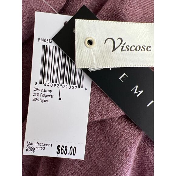 Premise Purple Pullover Round Neck Sweater Women’s Size Large NWT - Picture 5 of 5